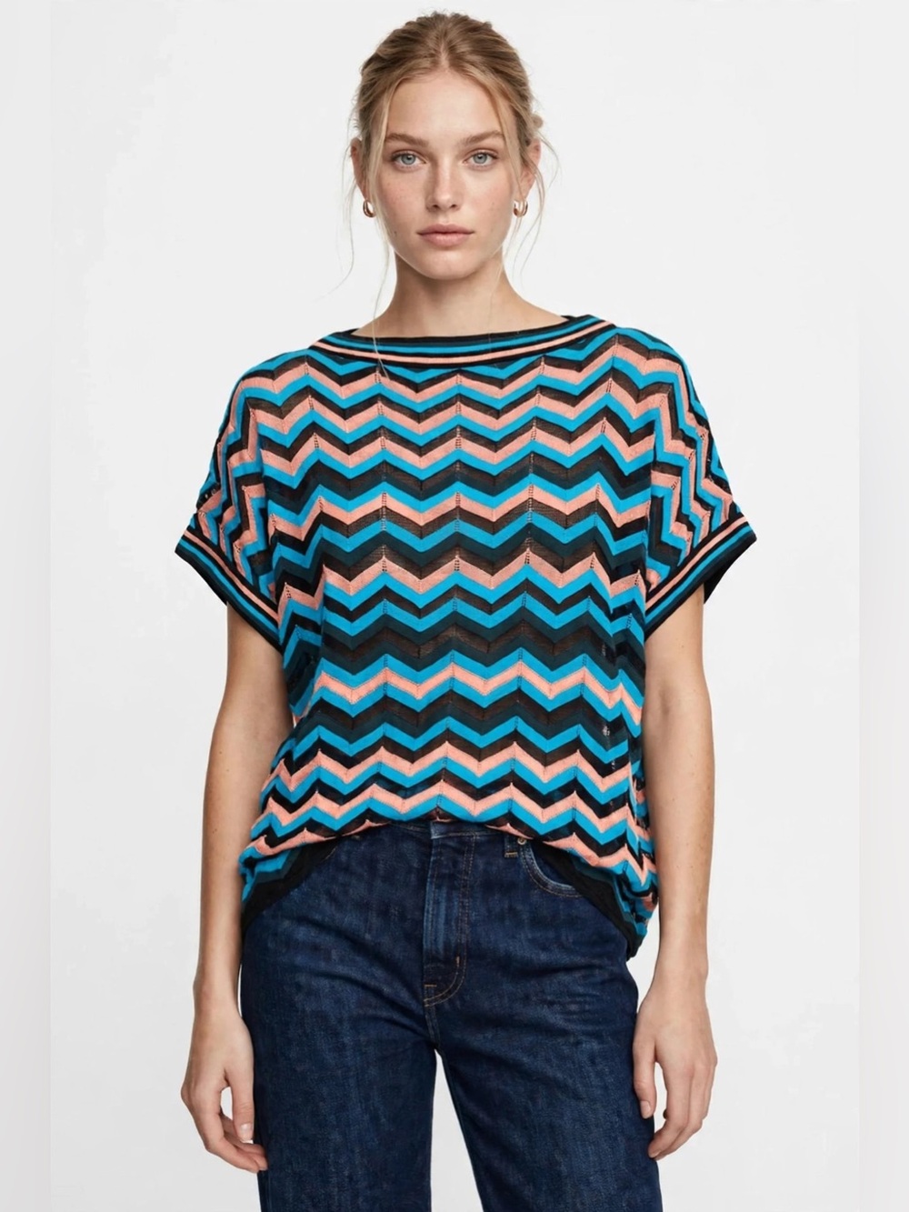 Missoni women’s colorful tunic top size medium. Fit oversized.